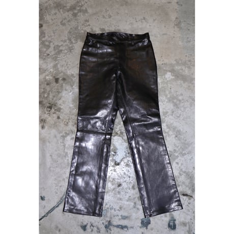 FRACTION :  LEATHER TROUSER