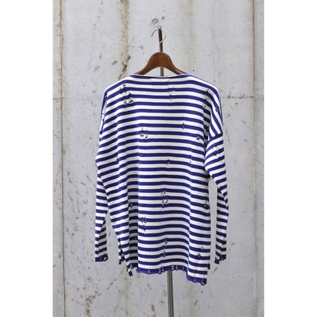 sulvam : Damage Border Knit