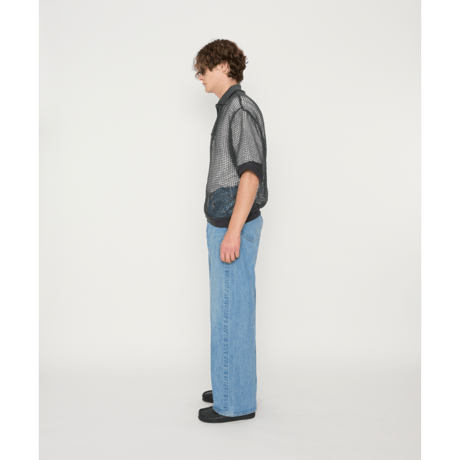 JOHN MASON SMITH / JANE SMITH : SQUARE MESH SKIPPER POLO