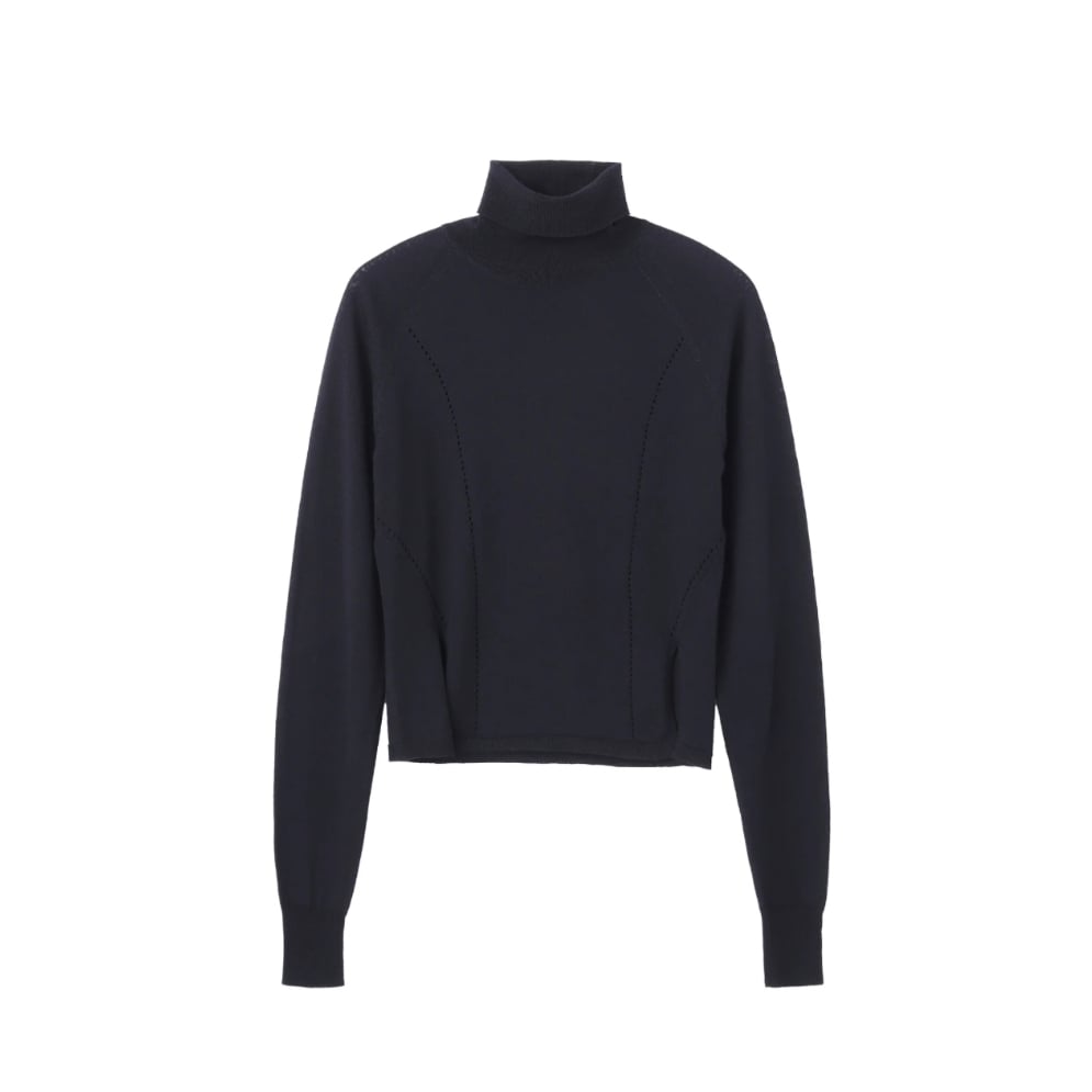 JOHN LAWRENCE SULLIVAN グレー ニット JOHN LAWRENCE SULLIVAN（ジョンローレンスサリバン）の「ZIPPED KNIT