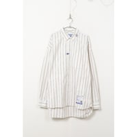 in・stru(men-tal).MIHARA YASUHIRO :COTTON HIGH DENSITY STRIPE LS SHIRTS