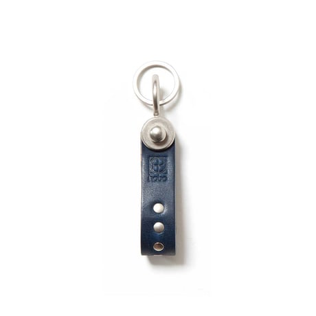 hobo : STUDDED KEY RING OILED COW LEATHER