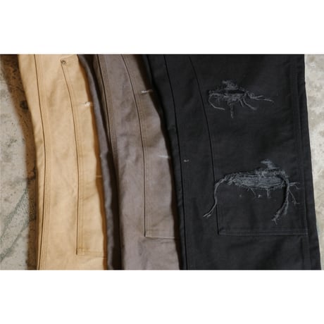 KAMIYA : BORO Duck Painter Pants