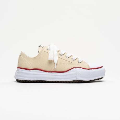 Maison MIHARA YASUHIRO : PETERSON OG SOLE CANVAS LOW NATURAL