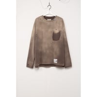 Maison MIHARA YASUHIRO : SUN FADED VELOUR LS TEE