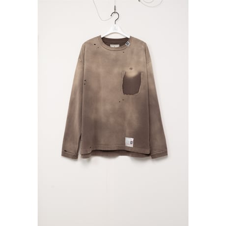 Maison MIHARA YASUHIRO : SUN FADED VELOUR LS TEE