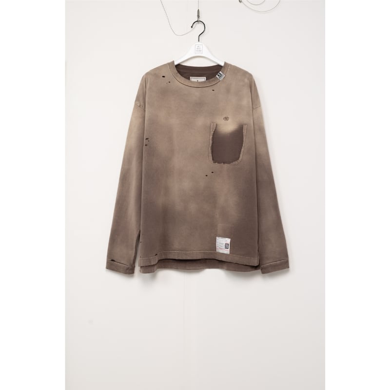 Maison MIHARA YASUHIRO : SUN FADED VELOUR LS TE