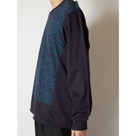TAAKK : PAISLEY LONG T-SHIRT