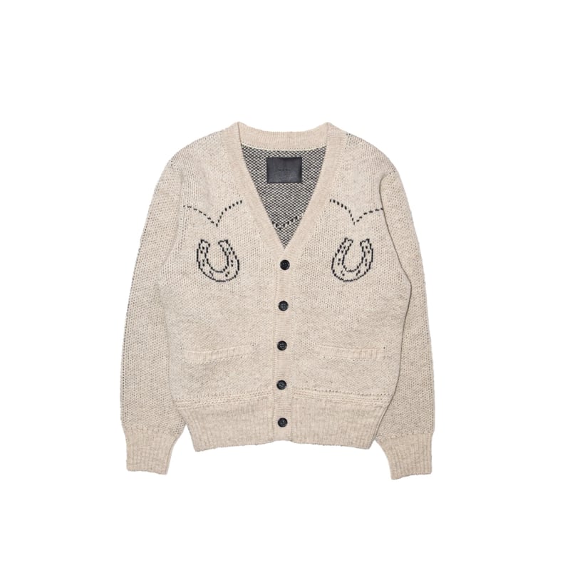 The Letters : 5G WESTERN CARDIGAN KNIT -SHETLAN
