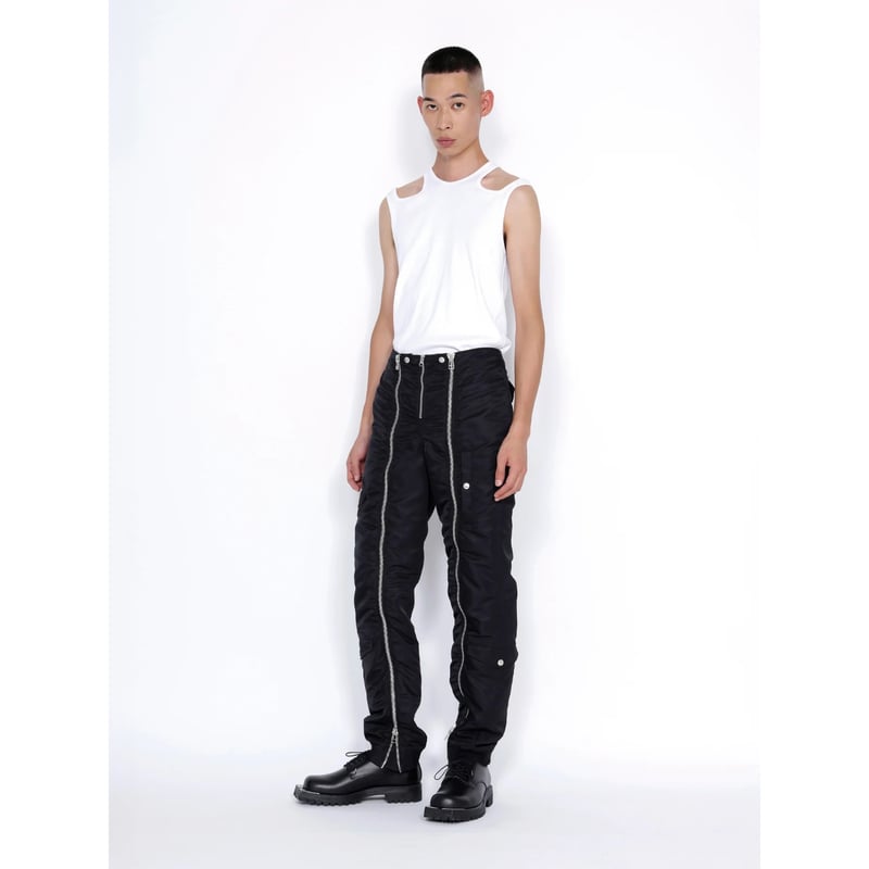 JOHN LAWRENCE SULLIVAN ボンバーパンツ　カーゴパンツ JOHNLAWRENCESULLIVAN - Nylon satin bomber pants” | chord