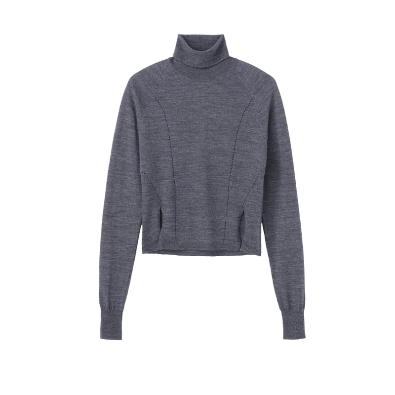 JOHN LAWRENCE SULLIVAN : TURTLE NECK KNIT SWEAT