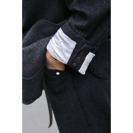 The Letters : SACK JACKET -WOOL LINEN TWEED-