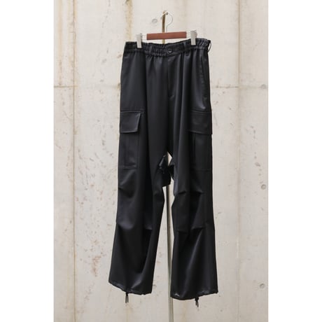 sulvam : Gabardine Cargo Bontage Pants