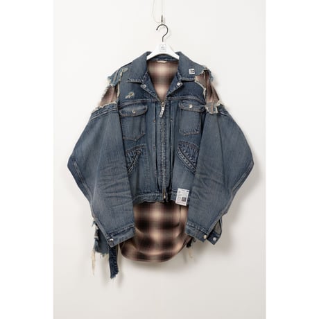 Maison MIHARA YASUHIRO : DOUBLE LAYERED DENIM BL