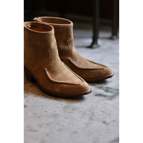 The Letters : WESTERN MOCCASIN BOOTS -KUDU SUEDE-