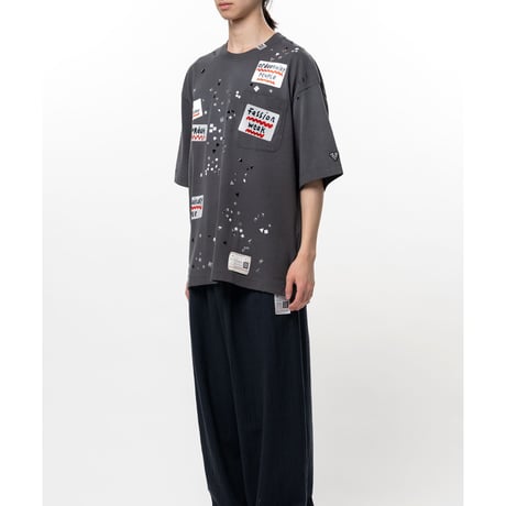 Maison MIHARA YASUHIRO : Embellished Sticker T-shirt