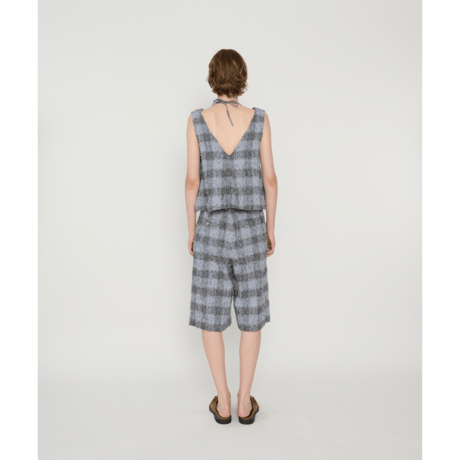 JANE SMITH : COTTON FLANNEL NEEDLE PUNCH 13 INCH SHORTS