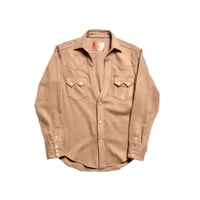 The Letters:WESTERN CUTTING SHIRT -COTTON BRUSHED TWILL-