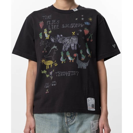 Maison MIHARA YASUHIRO : Kids Doodle Printed T-shirt
