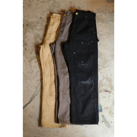 KAMIYA : BORO Duck Painter Pants