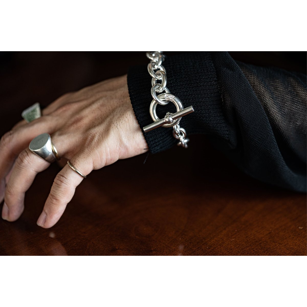 WAKAN SILVER SMITH : BN-054 Hook connect bracel WAKAN SILVER SMITH : BN-054 Hook connect bracel
