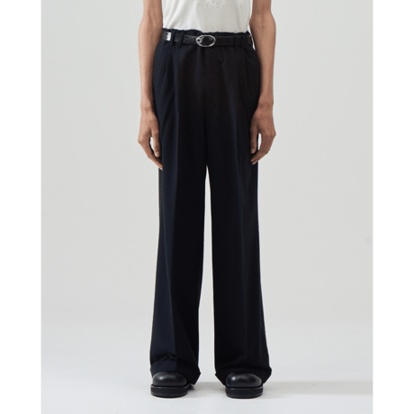 BED j.w FORD : COTTON SILK PILLING WIDE TROUSERS