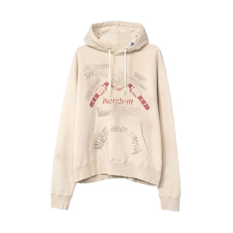 Maison Mihara Yasuhiro × Mendrill【General Scale】: Distressed Hoodie