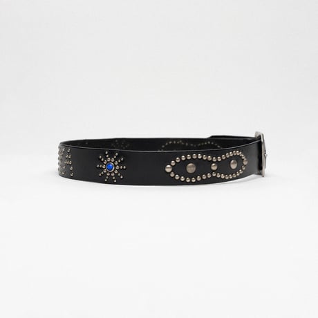 "HTCXX × KAMIYA" : Studded Leather Belt