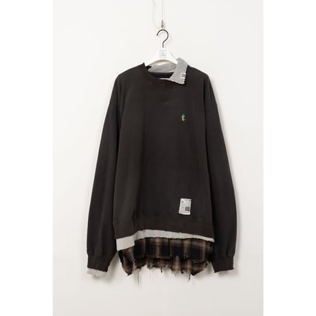 Maison MIHARA YASUHIRO : TRIPLE LAYERED PULLOVER