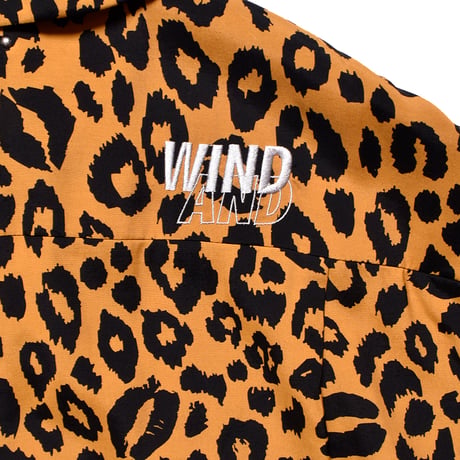 WIND AND SEA×MINEDENIM ：Lips Leopard Print Open Collar SH