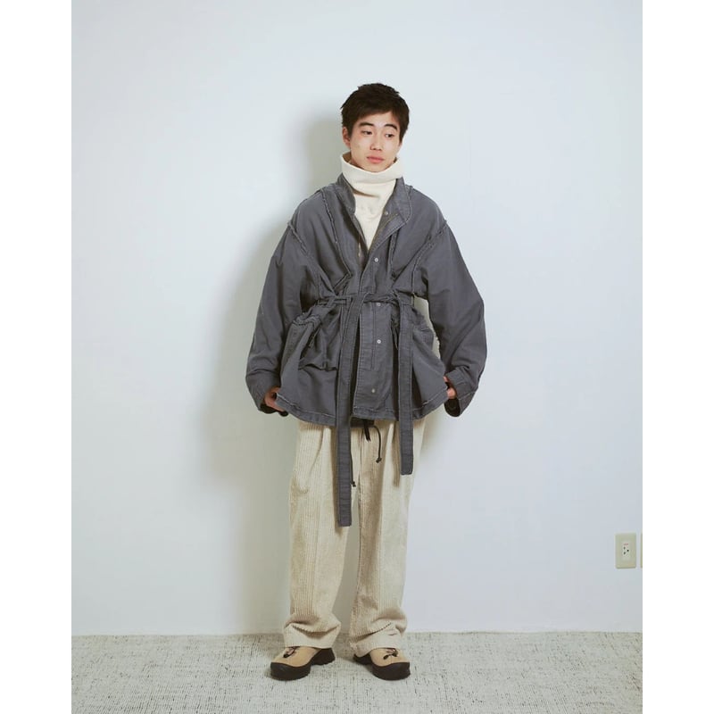 NAME. : CORDUROY HIGH WAIST WORK PANTS | BIRTH DAY