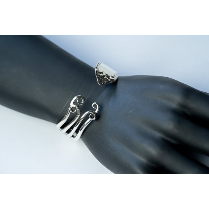 WAKAN SILVER SMITH フォーク バングル BN-032 Antique fork bangle | WAKAN SILVER SMITH online store