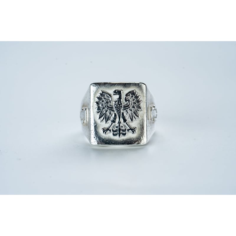 WAKAN SILVER SMITH : R-092 レクタングルシグネットリング WAKAN SILVER SMITH : R-092 レクタングルシグネットリング