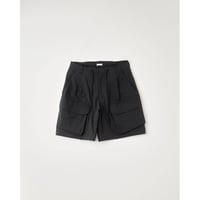 NAME. : NYLON TWILL ONE TUCK CARGO SHORTS : TELE CUT