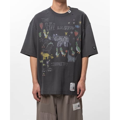 Maison MIHARA YASUHIRO : Kids Doodle Printed T-shirt