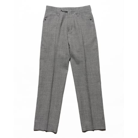 The Letters : WESTERN TROUSERS - WOOL LINEN HOUNDSTOOTH -