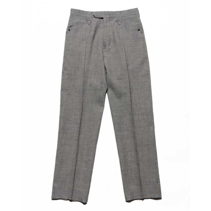 The Letters : WESTERN TROUSERS - WOOL LINEN HOU The Letters : WESTERN TROUSERS - WOOL LINEN HOU