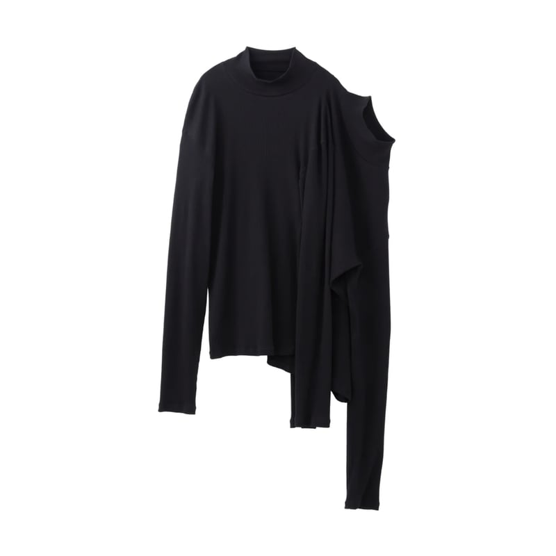 ジョンローレンスサリバン24ss　UNEVEN LACE LS TOP JOHN LAWRENCE SULLIVAN 【美品】 / ジョンローレンスサリバン
