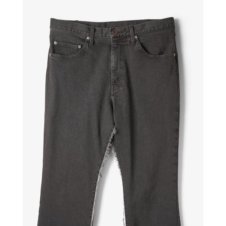 Name. : WASHED TWO SIDES DENIM FLARE PANTS