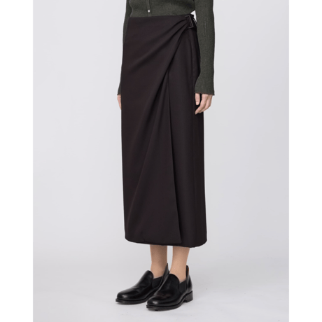 IRENISA : DRAPED WRAP-SKIRT