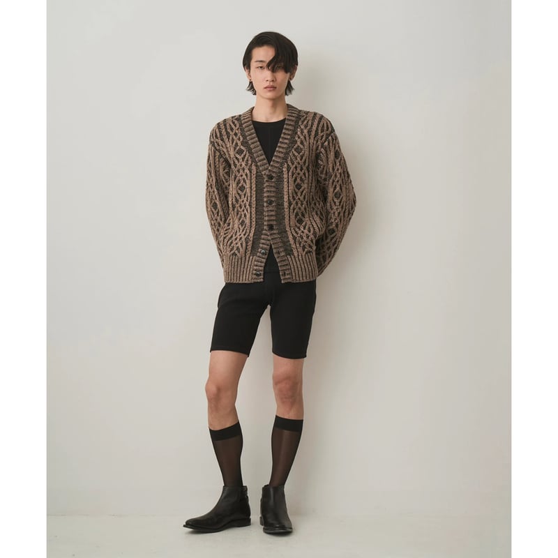 JUHA ニットカーディガン DUAL-TONE CABLE CARDIGAN – JUHA