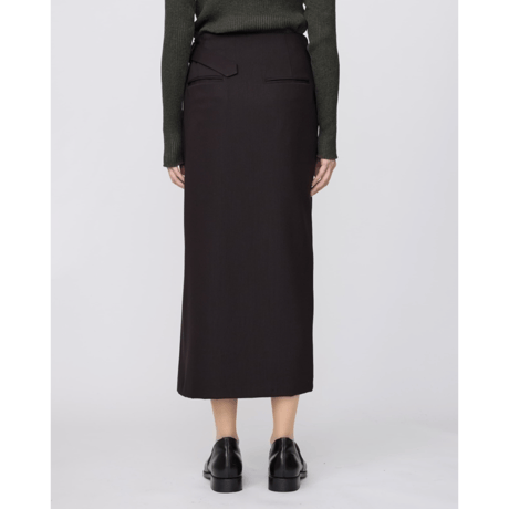 IRENISA : DRAPED WRAP-SKIRT
