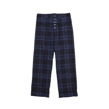 The Letters : WESTERN PAJAMA PANTS -CHECK COTTON TWILL-