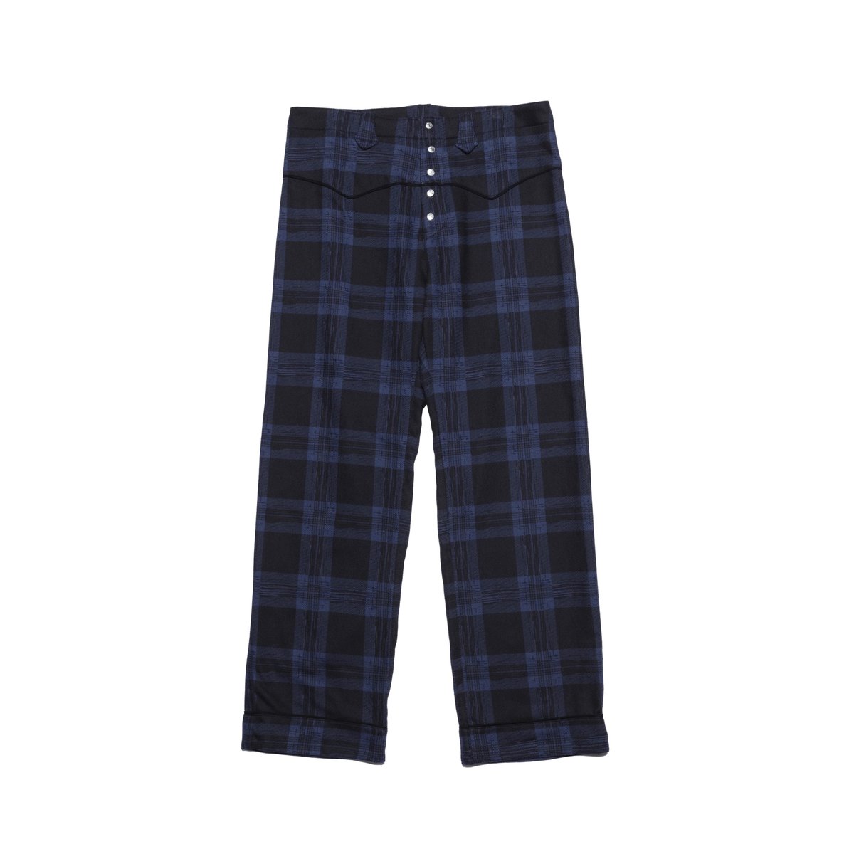 The Letters ウエスタンパジャマパンツ The Letters : WESTERN PAJAMA PANTS -CHECK COTTO