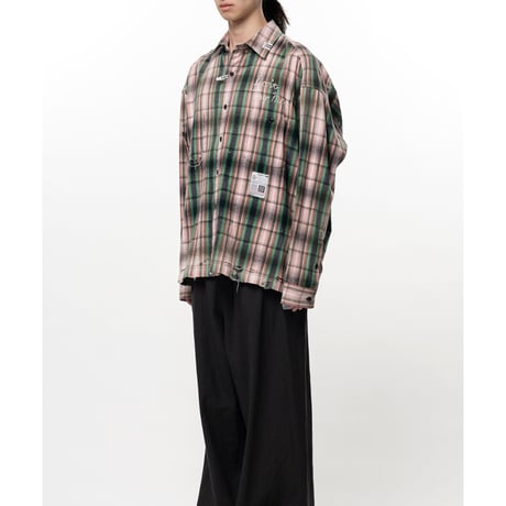 Maison MIHARA YASUHIRO : VINTAGE LIKE CHECK L/S SHIRTS