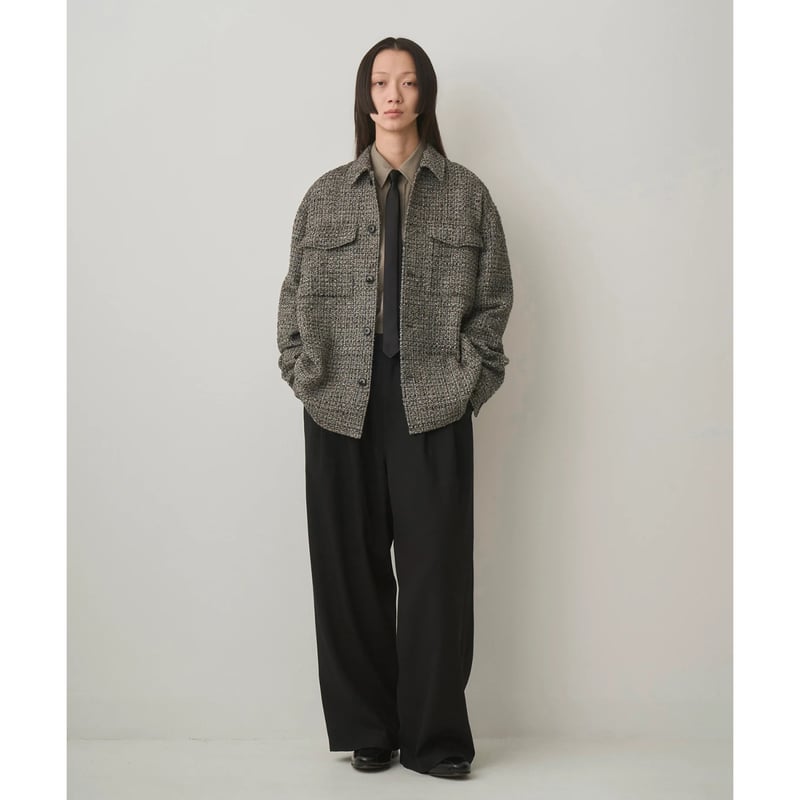 JUHA : FANCY TWEED SHIRT JACKET | BIRTH DAY