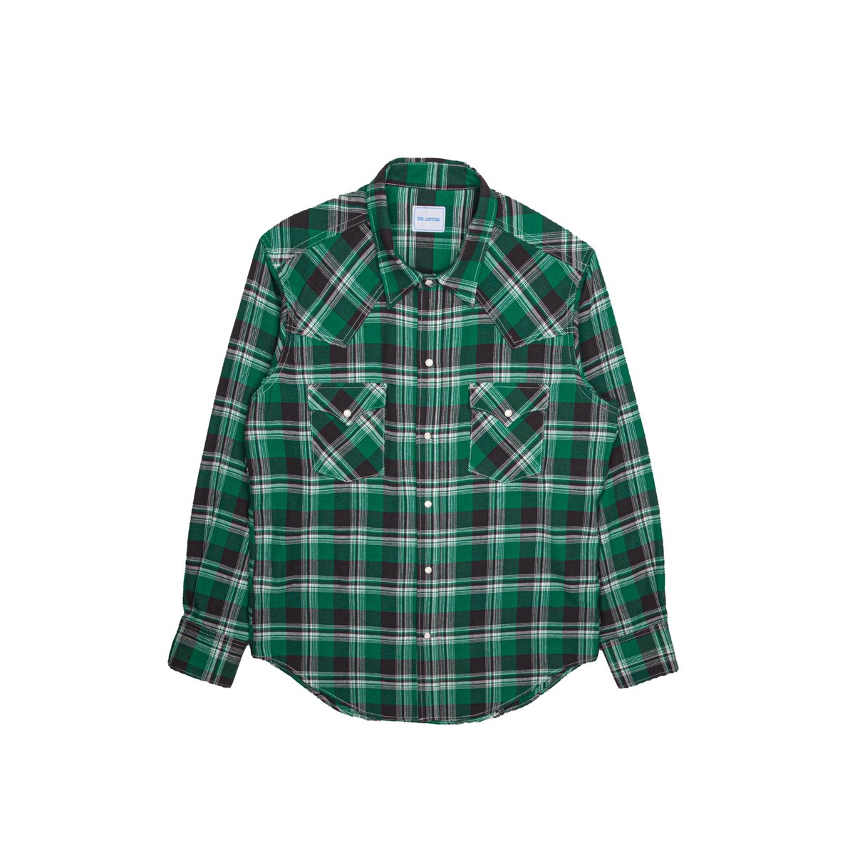 The Letters : WESTERN SHIRT -CHECK OPEN END YAR