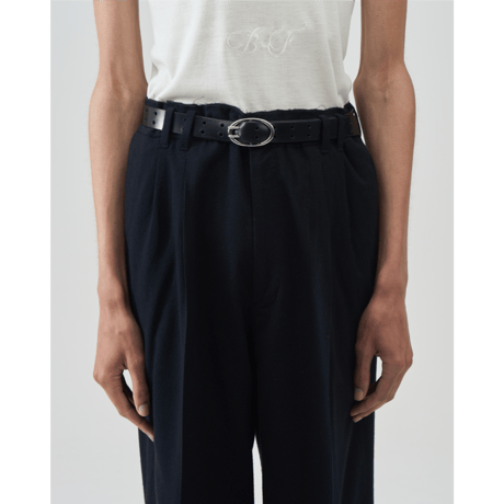 BED j.w FORD : COTTON SILK PILLING WIDE TROUSERS