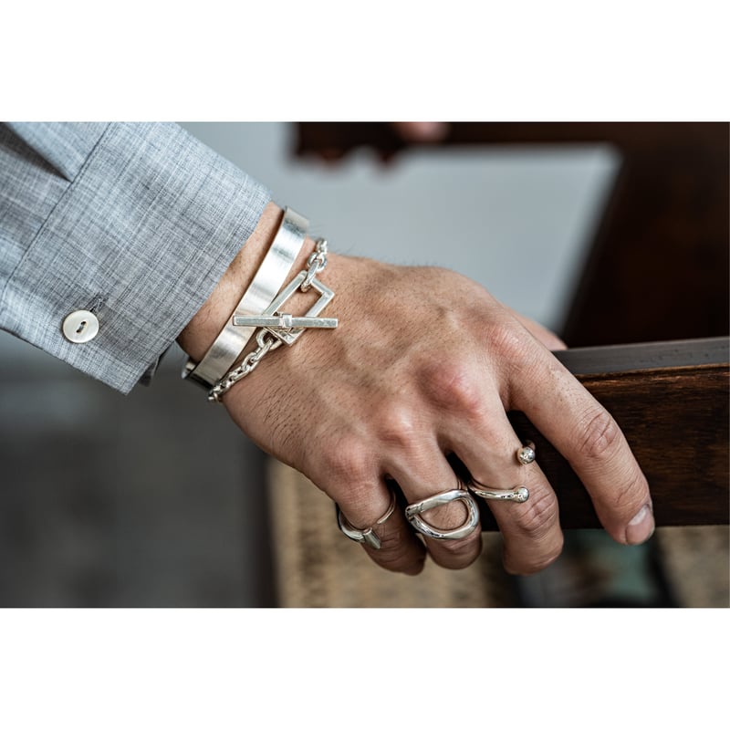 WAKAN SILVER SMITH : R-061 See Through Curve R WAKAN SILVER SMITH : R-061 See Through Curve R