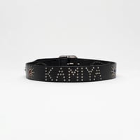 "HTCXX × KAMIYA" : Studded Leather Belt